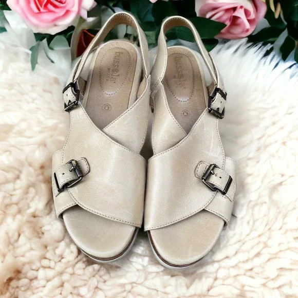 BUSSOLA Real Leather open toe sandals - Picture 6 of 11